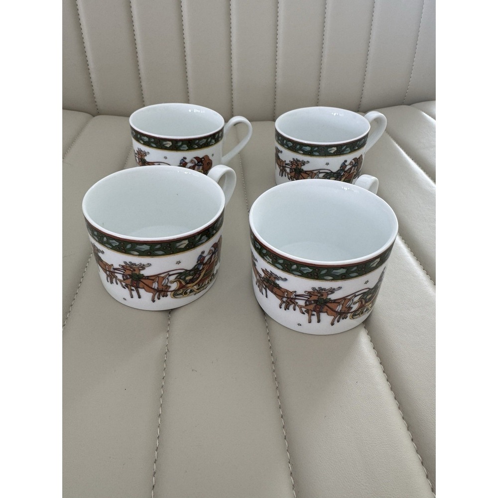 Susan Winget A Christmas Story 4 Cocoa Coffee Espresso Cups International China